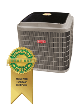 Heat Pump Systems from Maumme Valley Heating & Air Conditioning, Toledo OH, featuring Bryant Evolution model 286B